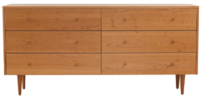 Asher six drawer dresser